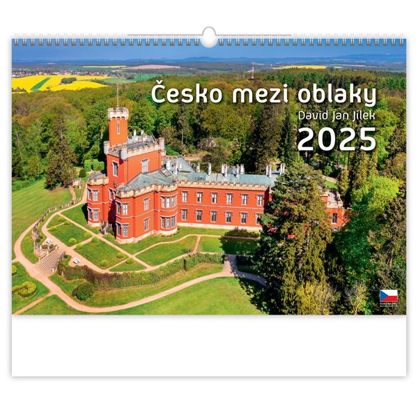 Kalendář nástěnný 2025 - Česko mezi oblaky - 45x31