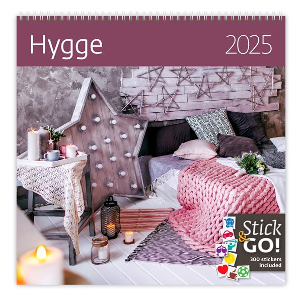 Kalendář nástěnný 2025 Label your days - Hygge - 30x30 cm