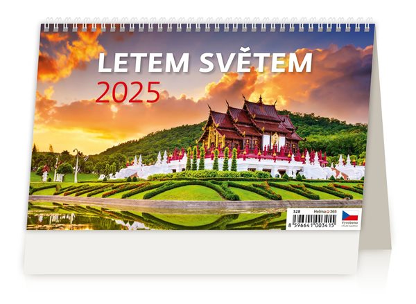 Kalendář stolní 2025 - Letem světem - 22