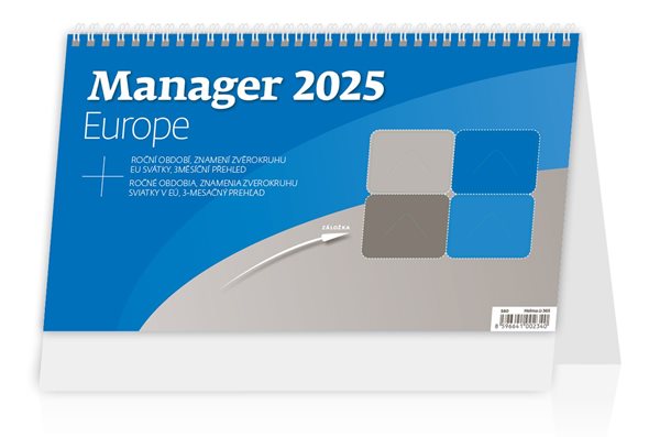 Kalendář stolní 2025 - Manager Europe - 30