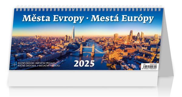 Kalendář stolní 2025 - Města Evropy/Mestá Európy - 32