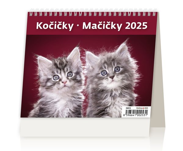 Kalendář stolní 2025 - MiniMax Kočičky/Mačičky - 17