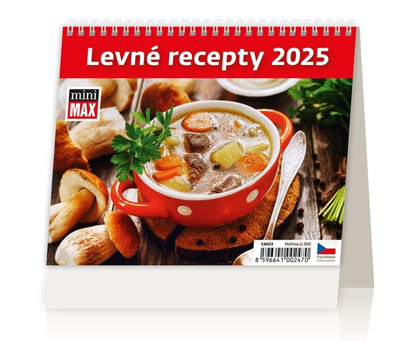 Kalendář stolní 2025 - MiniMax Levné recepty - 17