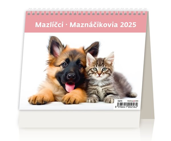 Kalendář stolní 2025 - MiniMax Mazlíčci/Maznáčikovia - 17