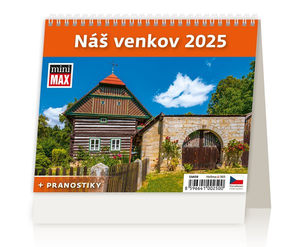 Kalendář stolní 2025 - MiniMax Náš venkov + pranostiky - 17