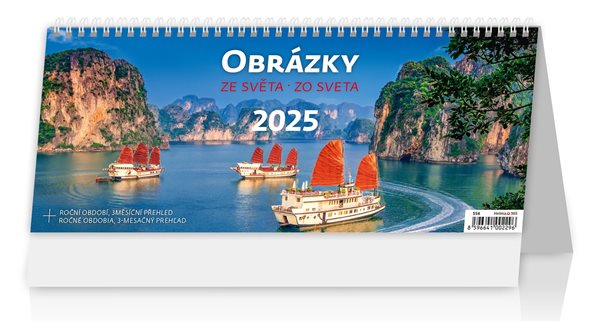 Kalendář stolní 2025 - Obrázky ze světa/Obrázky zo sveta - 32