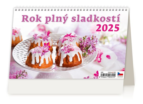 Kalendář stolní 2025 - Rok plný sladkostí - 22