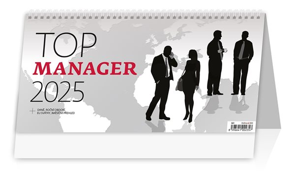 Kalendář stolní 2025 - Top Manager - 32x16 cm