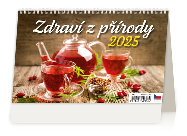 Kalendář stolní 2025 - Zdraví z přírody – 14denní - 22