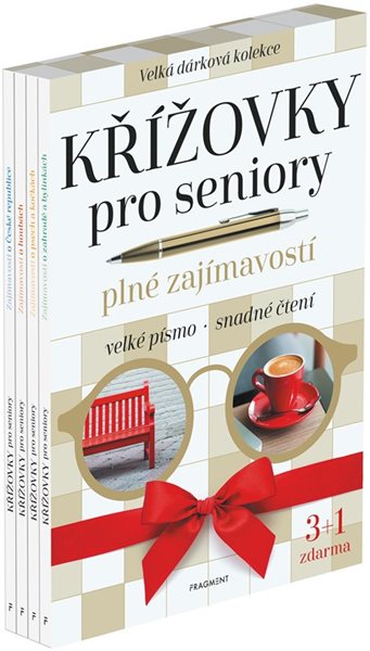 Křížovky pro seniory plné zajímavostí (box) - Kolektiv - A4