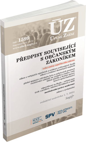 ÚZ 1599 / Předpisy související s občanským zákoníkem