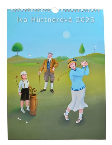 Nástěnný kalendář 2025 Iva Hüttnerová