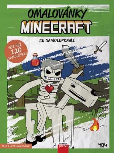 Omalovánky Minecraft se samolepkami - Kolektiv - 21x28 cm