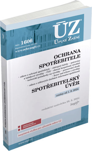 ÚZ 1606 / Ochrana spotřebitele