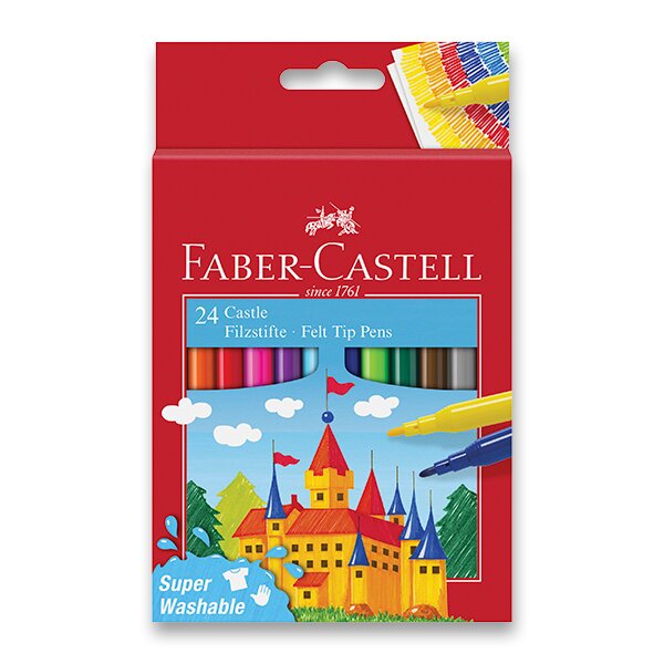 Fixy dětské Faber-Castell - 24 barev