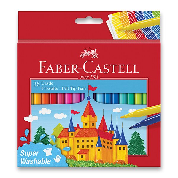 Fixy dětské Faber-Castell - 36 barev