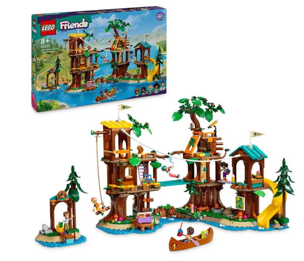 LEGO® Friends 42631 Dobrodružný tábor – dům na stromě