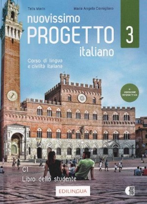 Nuovissimo Progetto italiano 3 - C1 Libro dello studente + audio - pp. 216 - Marin Telis - 210 x 290 x 10 mm