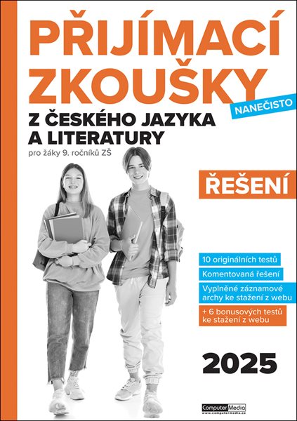 Přijímací zkoušky nanečisto z českého jazyka a literatury - Řešení - 210 x 297