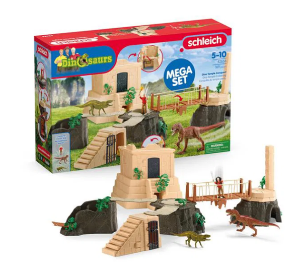 Schleich 42656 Mega sada Dobytí dinosauřího chrámu