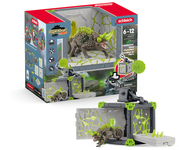 Schleich 42677 Aréna BattleCave kamenného chameleona