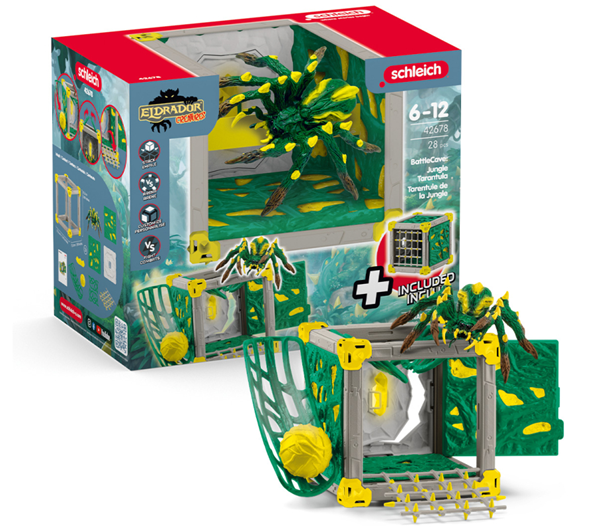 Schleich 42678 Aréna BattleCave tarantule z džungle