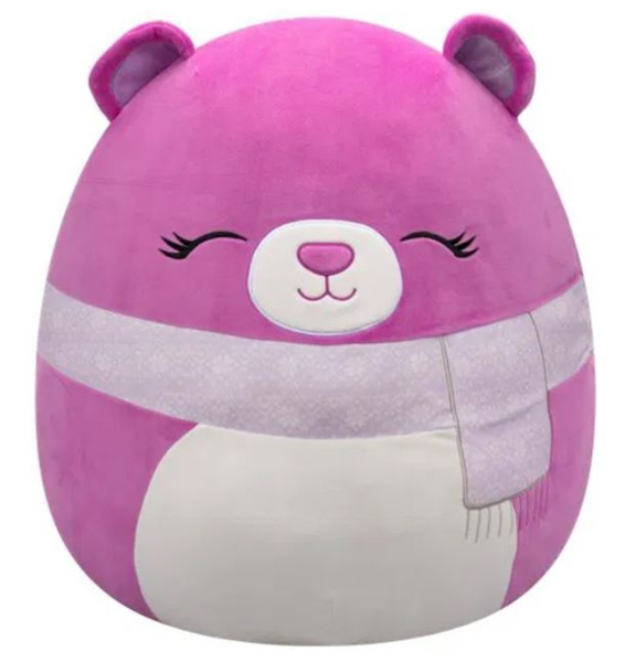 Squishmallows Medvěd se šálou Crisanta - 50 cm