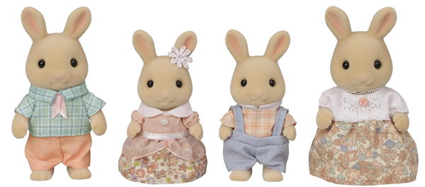 Sylvanian family Rodina mléčných králíků - nová