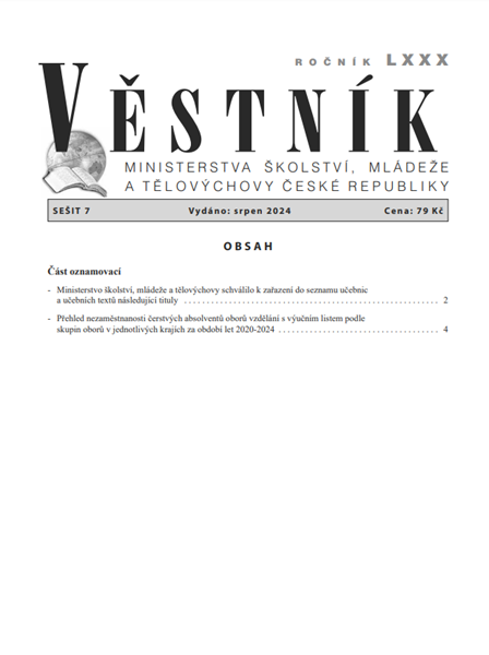 Věstník MŠMT ČR 2024/007